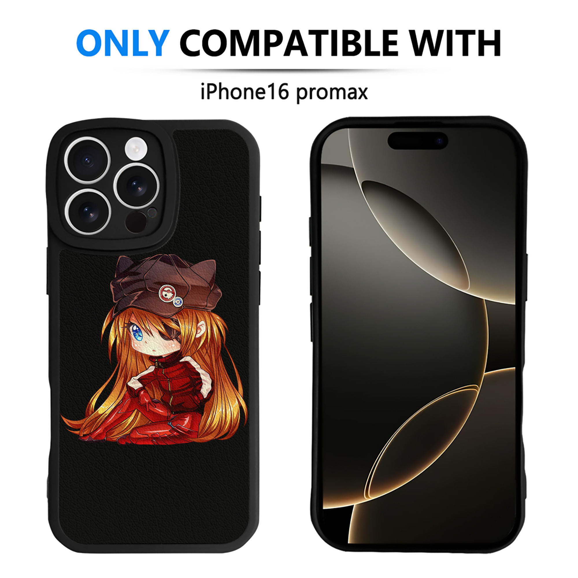 （画像用） EVA 新世紀エヴァンゲリオン 【iPhone 16シリーズ対応】シリコンスマホケース（レザー調） 材質：シリコン